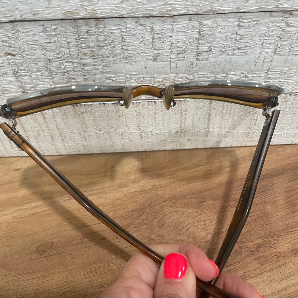 RAY BAN Clubmaster RB4175 Matte Havana Oversized Square Oval Sunglass 57-16-145 - Picture 13 of 16